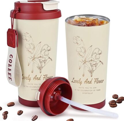Voroly Coffee Mug 500 ml Stainless Steel